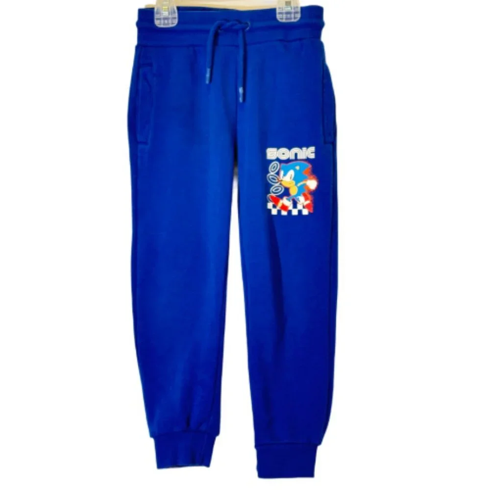 Boys Blue Two Pieces Sweatsuit Size 4-5 Yrs